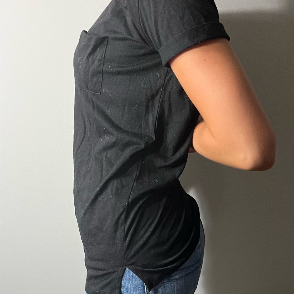 Black awake brand small black t shirt